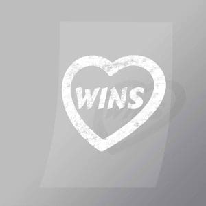 DCLG0196 Love Wins White Direct To Film Transfer Mock Up