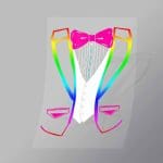 DCLG0212 Pride Tuxedo Direct To Film Transfer Mock Up