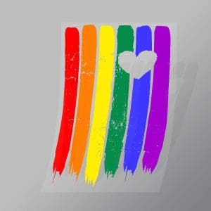 DCLG0214 Pride Strips Direct To Film Transfer Mock Up