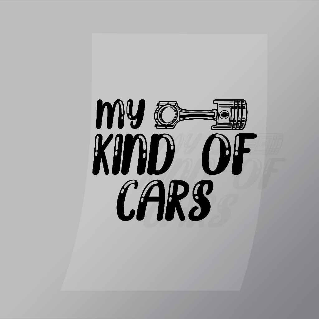 DCMC0092 My Kind Of Cars Direct To Film Transfer Mock Up