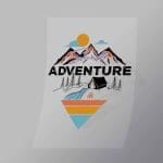 DCOC0016 Adventure Camping Direct To Film Transfer Mock Up