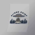 DCOC0019 Aliens Exist Direct To Film Transfer Mock Up