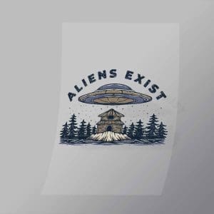 DCOC0019 Aliens Exist Direct To Film Transfer Mock Up