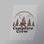 DCOC0022 Campfire Crew Direct To Film Transfer Mock Up