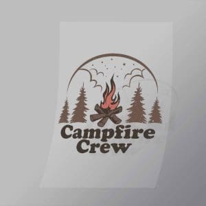 DCOC0022 Campfire Crew Direct To Film Transfer Mock Up