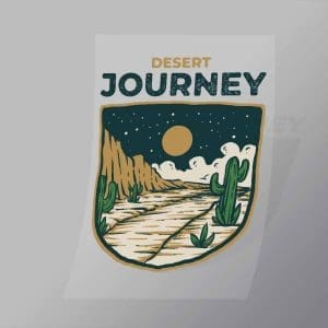 DCOC0025 Desert Journey Direct To Film Transfer Mock Up
