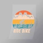 DCOC0040 Ride Bike Direct To Film Transfer Mock Up