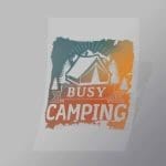 DCOC0041 Busy Camping Direct To Film Transfer Mock Up