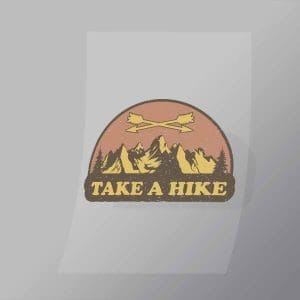 DCOC0049 Take a Hike Direct To Film Transfer Mock Up