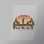 DCOC0080 Wanderer Vintage Direct To Film Transfer Mock Up