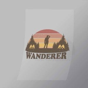 DCOC0080 Wanderer Vintage Direct To Film Transfer Mock Up