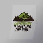 DCOC0109 Adventure Is Waiting For You Direct To Film Transfer Mock Up