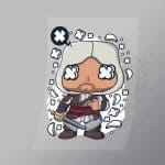 DCPC0016 Assasins Creed Direct To Film Transfer Mock Up