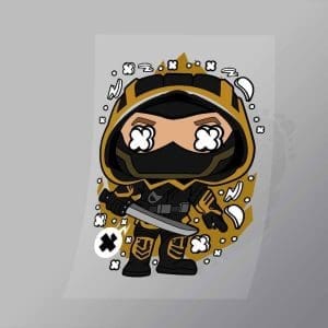 DCPC0017 Avengers Endgame Ronin Direct To Film Transfer Mock Up