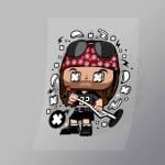 DCPC0018 Axl Rose Direct To Film Transfer Mock Up