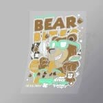 DCPC0029 Bear Bites Direct To Film Transfer Mock Up