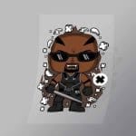 DCPC0036 Blade Direct To Film Transfer Mock Up