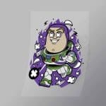 DCPC0040 Buzz Lightyear Direct To Film Transfer Mock Up