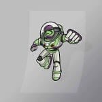 DCPC0041 Buzz Trooper Direct To Film Transfer Mock Up