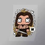 DCPC0061 Conan The Barbarian Direct To Film Transfer Mock Up