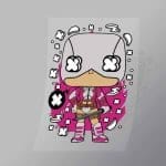 DCPC0083 Deadpool Girl Direct To Film Transfer Mock Up