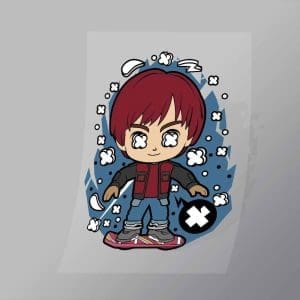 DCPC0202 Marty Mcfly Direct To Film Transfer Mock Up