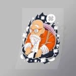 DCPC0204 Master Roshi Direct To Film Transfer Mock Up