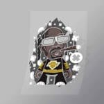 DCPC0310 Snoop Dog Direct To Film Transfer Mock Up