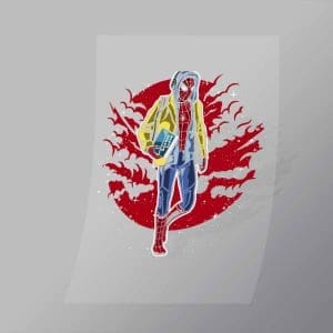 DCPC0317 SPIDERMAN Direct To Film Transfer Mock Up