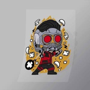 DCPC0319 Star Lord Direct To Film Transfer Mock Up