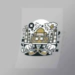 DCPC0341 Taj Mahal Direct To Film Transfer Mock Up