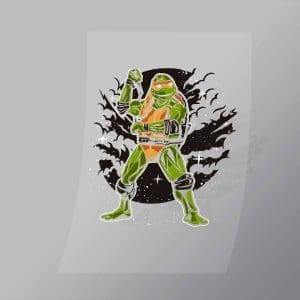 DCPC0376 TURTLES Direct To Film Transfer Mock Up