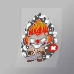 DCPC0379 Twisted Metal Direct To Film Transfer Mock Up