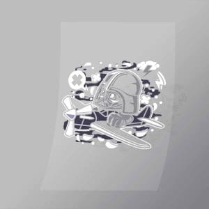 DCPC0386 Vader Pilot Direct To Film Transfer Mock Up