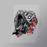 DCPC0387 Vader Skater Direct To Film Transfer Mock Up