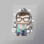 DCPC0399 Weezer Direct To Film Transfer Mock Up