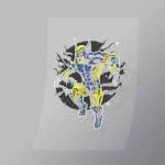 DCPC0403 Wolverine Direct To Film Transfer Mock Up