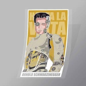 DCPC0409 Arnold Robot Human Direct To Film Transfer Mock Up