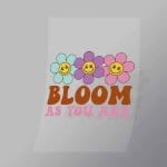 DCQF0111 Bloom As You Are Direct To Film Transfer Mock Up