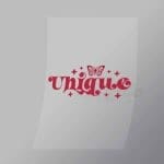 DCQF0131 Unique Red Direct To Film Transfer Mock Up