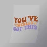 DCQF0133 Youve Totally Got This Direct To Film Transfer Mock Up