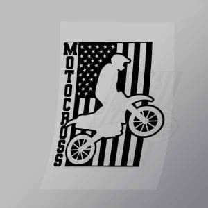 DCSB0011 Moto Crosss Vertical Direct To Film Transfer Mock Up