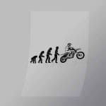 DCSB0014 Motor Bike Line Art 2 Direct To Film Transfer Mock Up