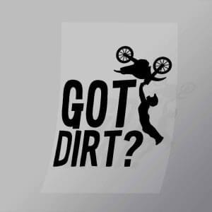 DCSB0024 Got Dirt Direct To Film Transfer Mock Up