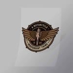 DCSB0095 A Motorcycle Is An Independent Thing Direct To Film Transfer Mock Up