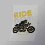 DCSB0140 Ride Devil Direct To Film Transfer Mock Up