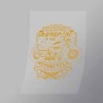 DCSB0192 You Do Not Need A Therapist If You Own A Motorcycle Direct To Film Transfer Mock Up