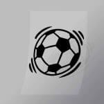 DCSC0001 Soccer Ball Direct To Film Transfer Mock Up