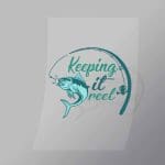 DCSF0005 Keep It Reel Direct To Film Transfer Mock Up
