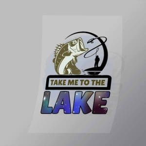 DCSF0067 Take Me To The Lake Direct To Film Transfer Mock Up